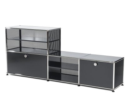 USM Haller coat rack/bench type 2, Anthracite RAL 7016