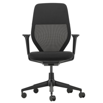 ACX Light Swivel Chair, With armrests, Soft castors for hard floor surfaces