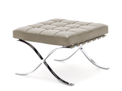 Barcelona Stool Relax, Leather Venezia - ivory