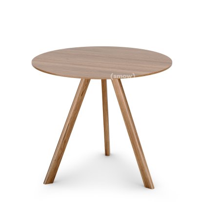Copenhague Round Table CPH20, Ø 90 x H 74, Lacquered oak, Oak veneer