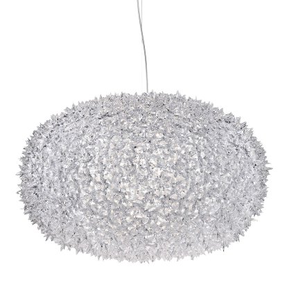 Bloom Pendant Light, Large (ø 80 cm), Transparent/crystal