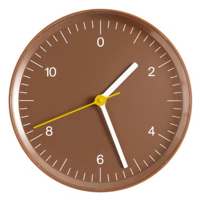 Wall Clock, Brown