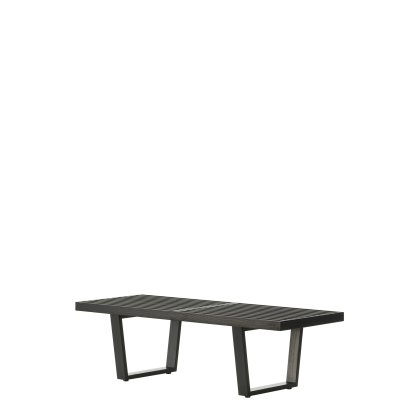 Nelson Bench, 122 x 46,9 x 35,3 cm, Black ash