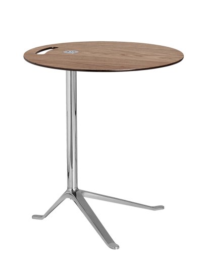 Little Friend Table, Fixed height, Oak table top / polished frame