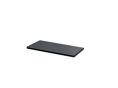Panton Wire Top Panel, Single small (H 1,2 x W 34,8 x D 17,4 cm), Smoked glas