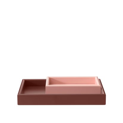 Arrange Tray, Set of two, S Ruby / M Masala