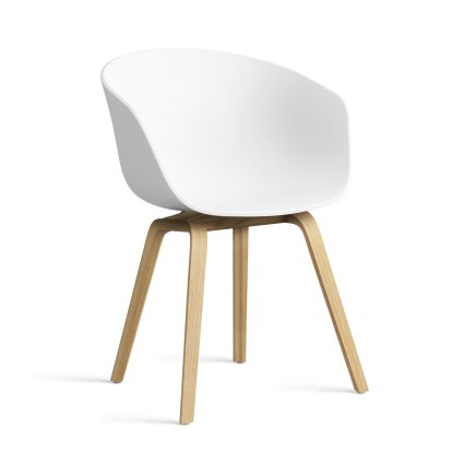 About A Chair AAC 22 Armchair, White 2.0, Lacquered oak