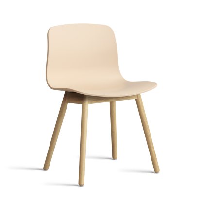 About A Chair AAC 12, Pale peach 2.0, Lacquered oak
