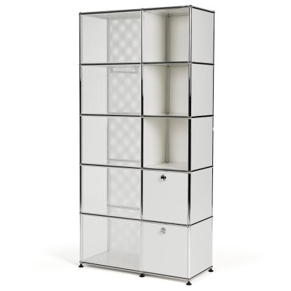 USM Haller wardrobe type 3, Light grey RAL 7035