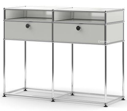 USM Haller Console Table, Light grey RAL 7035