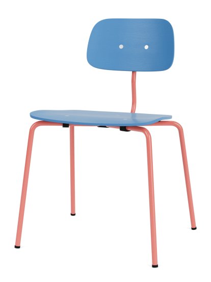 Kevi 2060 Chair, Azure, Rhubarb