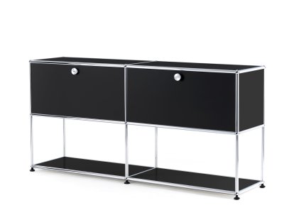 USM Haller Sideboard L with 2 Drop-down Doors, Lower Tier Structure