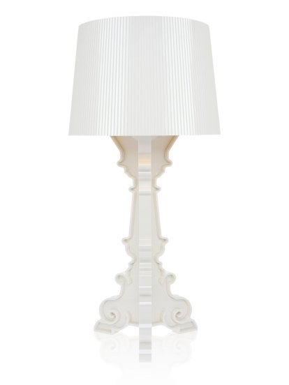 Bourgie Table Lamp, 00-white/gold