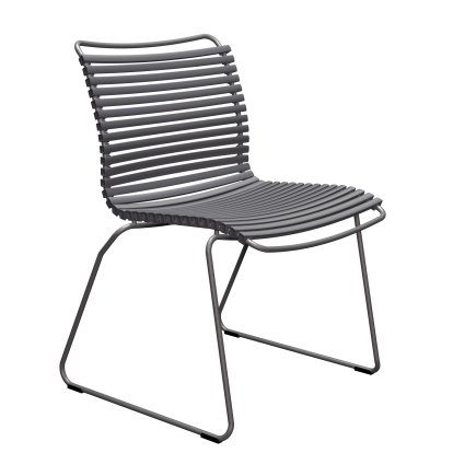 Click Chair, Without armrests, Dark grey