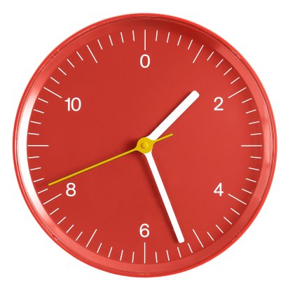 Wall Clock, Red