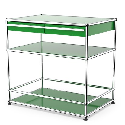 USM Haller Bar Sideboard with Drawers, USM green