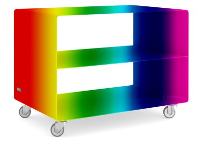 Trolley R 103, Self-coloured, RAL Classic Colour, Industrial castors