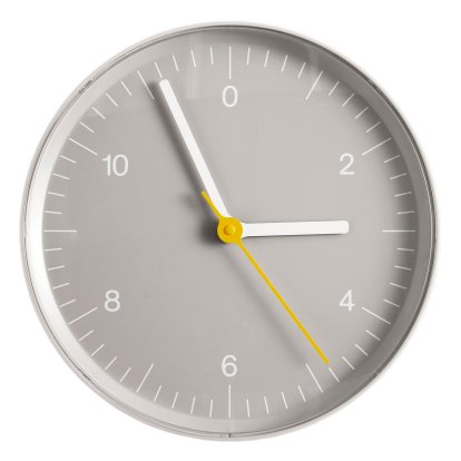 Wall Clock, Grey