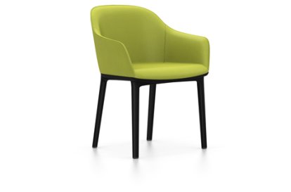 Softshell Armchair, Basic dark, Plano, Avocado, Glides for carpets