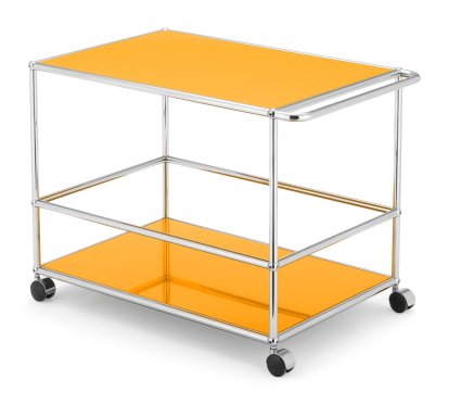 USM Haller Bar Trolley Type 1, Golden yellow RAL 1004