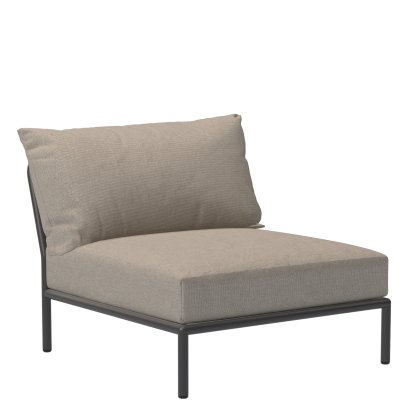 Level 2 Lounge Chair, Dark grey, Ash