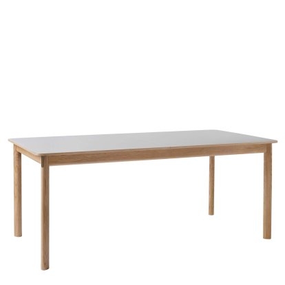 Patch HW1 Dining Table, Oiled oak / Fenix Beige Arizona