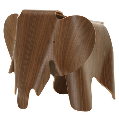 Eames Elephant Plywood, Walnut, natural