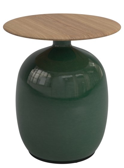 Blow Side Table, Emerald, Ø 42 x H 46.5 cm