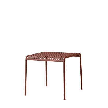 Palissade Table, Iron red, L 82,5 x W 90 cm