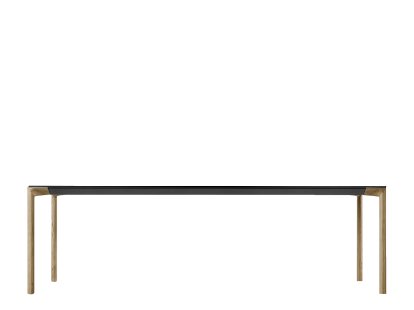 Boiacca Wood Dining table, 240 x 100 cm, Walnut stained oak , White 