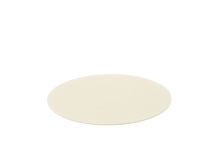 Felt Coasters for Componibili, 1, Round, ø 30 cm, 001 wool white