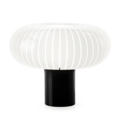 Teresa Table Lamp, White / black