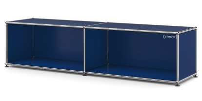 USM Haller Lowboard L open, Steel blue RAL 5011