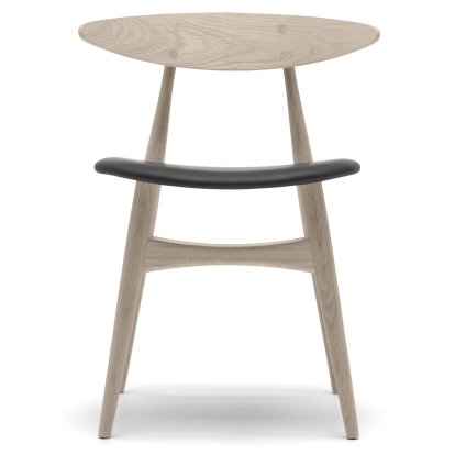 CH33P Chair, Soaped oak, Leather anthracite
