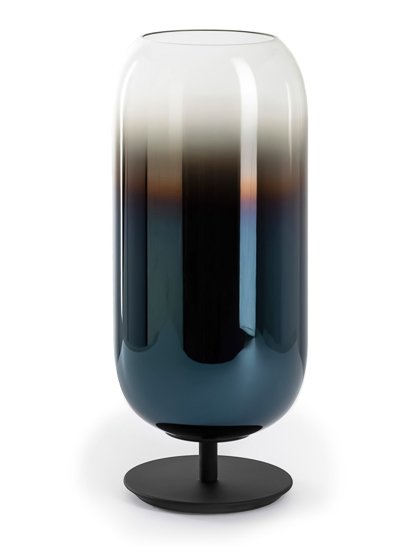 Gople Table Lamp, Black/blue